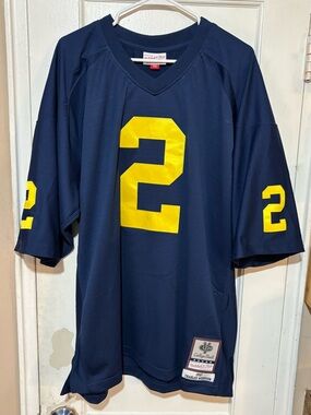 Mitchell & Ness College Vault 1997 CHARLES WOODSON Football Jersey.